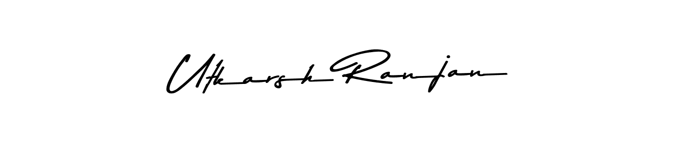 Asem Kandis PERSONAL USE is a professional signature style that is perfect for those who want to add a touch of class to their signature. It is also a great choice for those who want to make their signature more unique. Get Utkarsh Ranjan name to fancy signature for free. Utkarsh Ranjan signature style 9 images and pictures png