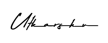 Also we have Utkarshu name is the best signature style. Create professional handwritten signature collection using Asem Kandis PERSONAL USE autograph style. Utkarshu signature style 9 images and pictures png