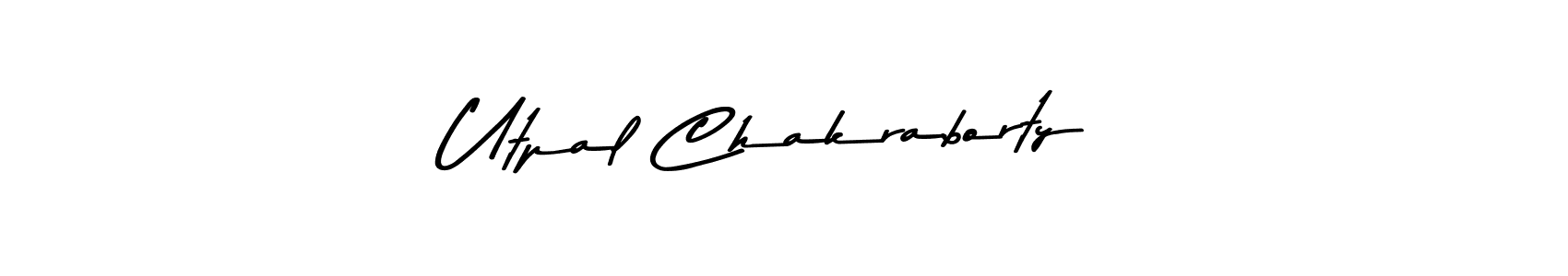 Use a signature maker to create a handwritten signature online. With this signature software, you can design (Asem Kandis PERSONAL USE) your own signature for name Utpal Chakraborty. Utpal Chakraborty signature style 9 images and pictures png