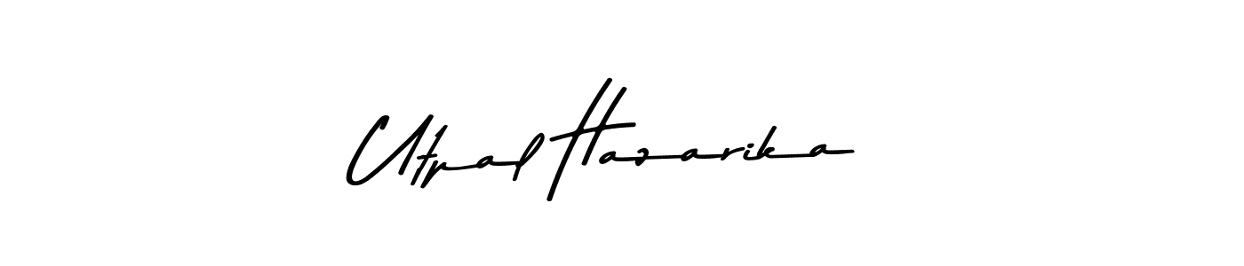 How to make Utpal Hazarika signature? Asem Kandis PERSONAL USE is a professional autograph style. Create handwritten signature for Utpal Hazarika name. Utpal Hazarika signature style 9 images and pictures png