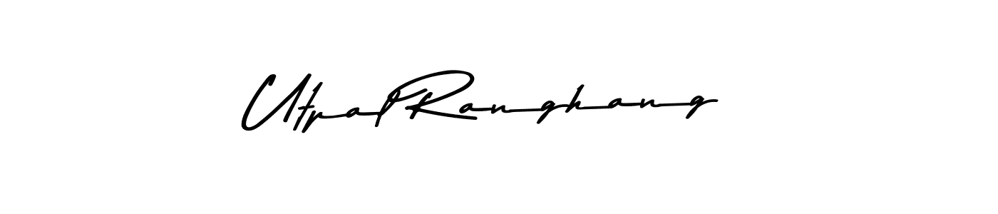 You should practise on your own different ways (Asem Kandis PERSONAL USE) to write your name (Utpal Ranghang) in signature. don't let someone else do it for you. Utpal Ranghang signature style 9 images and pictures png