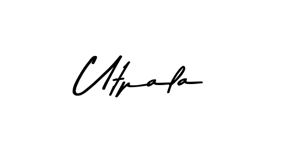 Make a beautiful signature design for name Utpala. Use this online signature maker to create a handwritten signature for free. Utpala signature style 9 images and pictures png