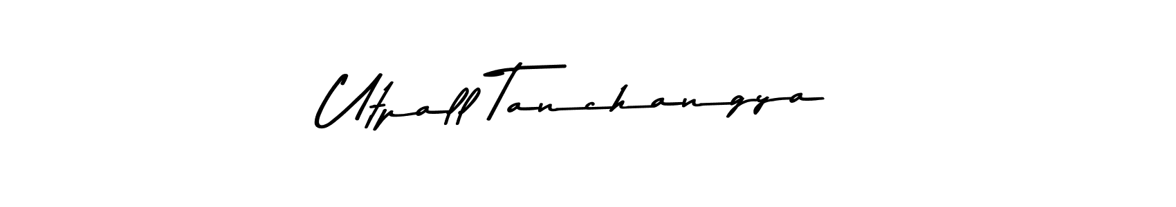 Create a beautiful signature design for name Utpall Tanchangya. With this signature (Asem Kandis PERSONAL USE) fonts, you can make a handwritten signature for free. Utpall Tanchangya signature style 9 images and pictures png