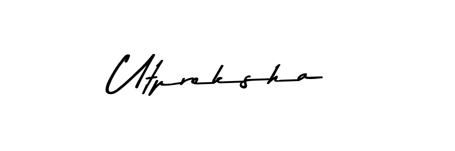 How to Draw Utpreksha signature style? Asem Kandis PERSONAL USE is a latest design signature styles for name Utpreksha. Utpreksha signature style 9 images and pictures png