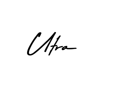 Utra stylish signature style. Best Handwritten Sign (Asem Kandis PERSONAL USE) for my name. Handwritten Signature Collection Ideas for my name Utra. Utra signature style 9 images and pictures png