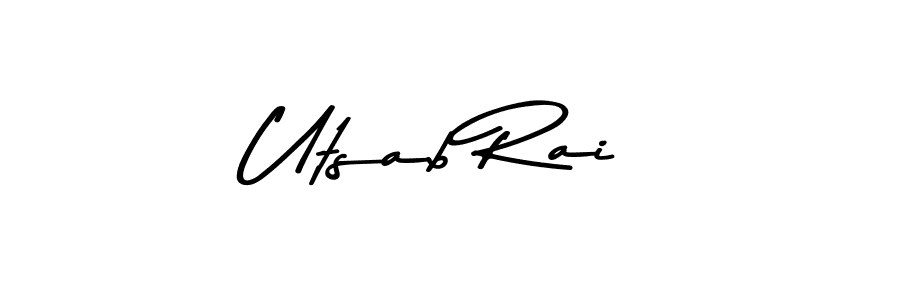 Asem Kandis PERSONAL USE is a professional signature style that is perfect for those who want to add a touch of class to their signature. It is also a great choice for those who want to make their signature more unique. Get Utsab Rai name to fancy signature for free. Utsab Rai signature style 9 images and pictures png