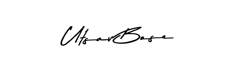 Here are the top 10 professional signature styles for the name Utsav Bose. These are the best autograph styles you can use for your name. Utsav Bose signature style 9 images and pictures png