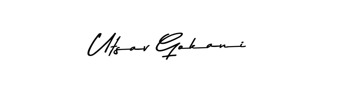 Once you've used our free online signature maker to create your best signature Asem Kandis PERSONAL USE style, it's time to enjoy all of the benefits that Utsav Gokani name signing documents. Utsav Gokani signature style 9 images and pictures png