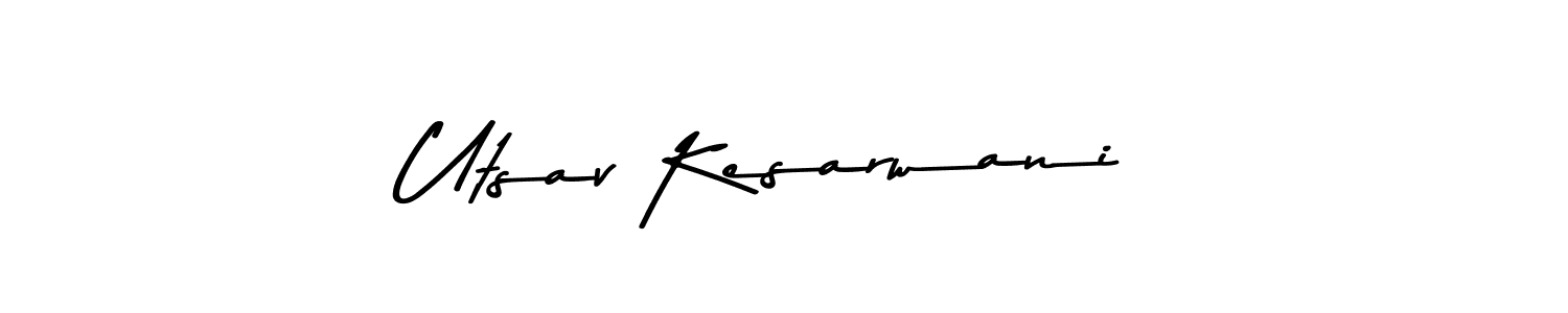 Asem Kandis PERSONAL USE is a professional signature style that is perfect for those who want to add a touch of class to their signature. It is also a great choice for those who want to make their signature more unique. Get Utsav Kesarwani name to fancy signature for free. Utsav Kesarwani signature style 9 images and pictures png