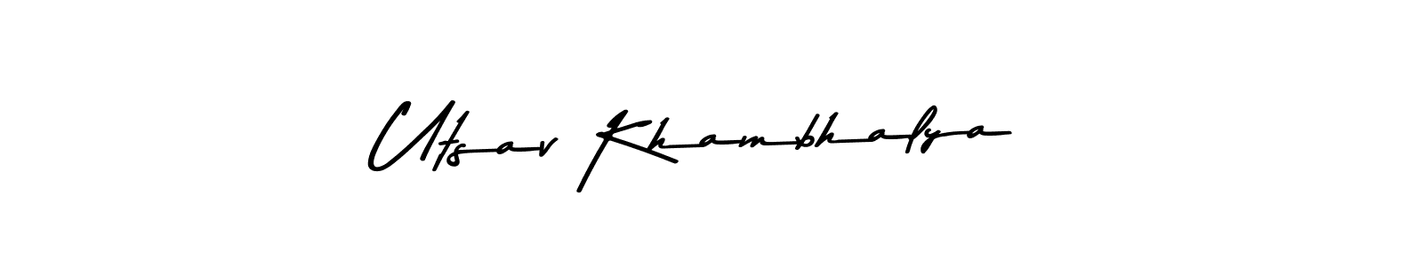 Best and Professional Signature Style for Utsav Khambhalya. Asem Kandis PERSONAL USE Best Signature Style Collection. Utsav Khambhalya signature style 9 images and pictures png