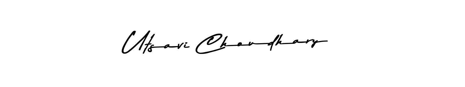 You should practise on your own different ways (Asem Kandis PERSONAL USE) to write your name (Utsavi Choudhary) in signature. don't let someone else do it for you. Utsavi Choudhary signature style 9 images and pictures png