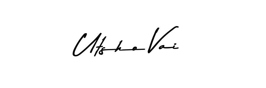 Here are the top 10 professional signature styles for the name Utsho Vai. These are the best autograph styles you can use for your name. Utsho Vai signature style 9 images and pictures png
