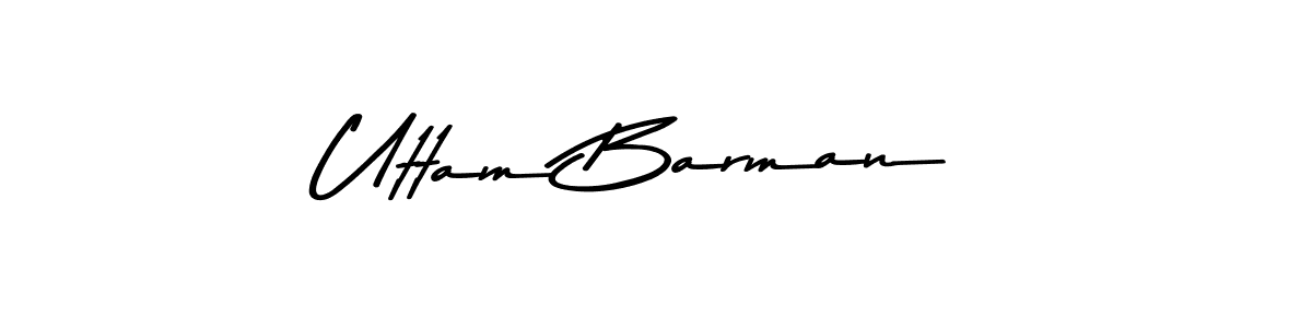 Also You can easily find your signature by using the search form. We will create Uttam Barman name handwritten signature images for you free of cost using Asem Kandis PERSONAL USE sign style. Uttam Barman signature style 9 images and pictures png