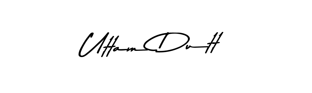 Make a short Uttam Dutt signature style. Manage your documents anywhere anytime using Asem Kandis PERSONAL USE. Create and add eSignatures, submit forms, share and send files easily. Uttam Dutt signature style 9 images and pictures png