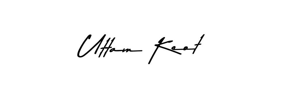 Asem Kandis PERSONAL USE is a professional signature style that is perfect for those who want to add a touch of class to their signature. It is also a great choice for those who want to make their signature more unique. Get Uttam Keot name to fancy signature for free. Uttam Keot signature style 9 images and pictures png