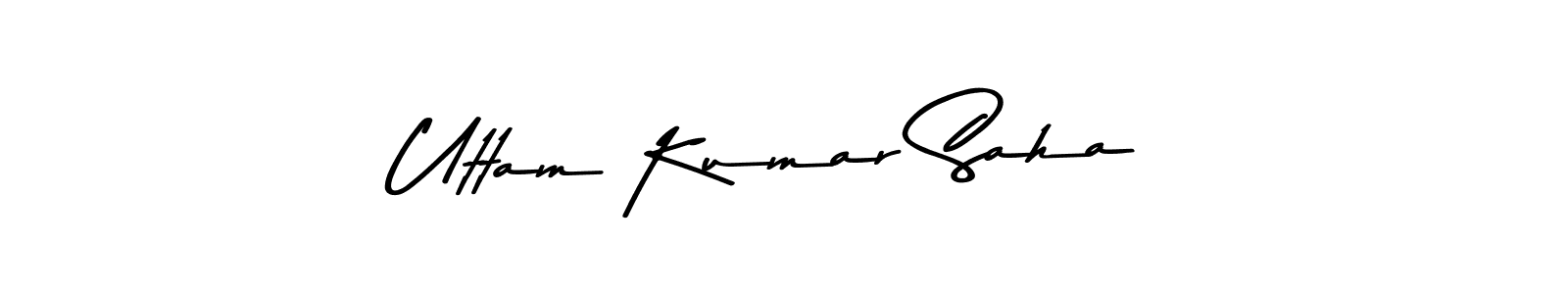 Similarly Asem Kandis PERSONAL USE is the best handwritten signature design. Signature creator online .You can use it as an online autograph creator for name Uttam Kumar Saha. Uttam Kumar Saha signature style 9 images and pictures png