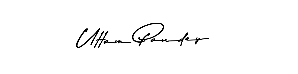 The best way (Asem Kandis PERSONAL USE) to make a short signature is to pick only two or three words in your name. The name Uttam Pandey include a total of six letters. For converting this name. Uttam Pandey signature style 9 images and pictures png