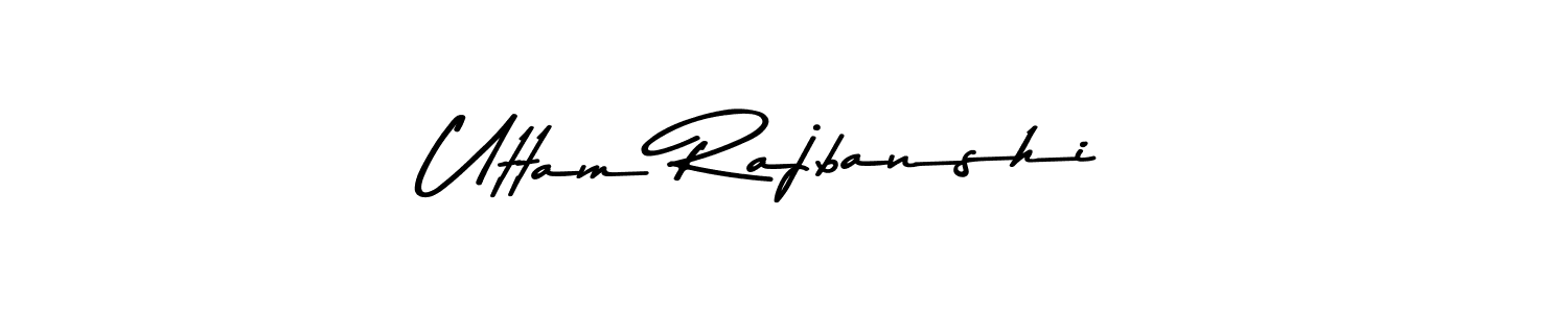 Make a beautiful signature design for name Uttam Rajbanshi. With this signature (Asem Kandis PERSONAL USE) style, you can create a handwritten signature for free. Uttam Rajbanshi signature style 9 images and pictures png