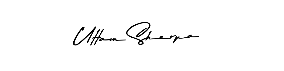 It looks lik you need a new signature style for name Uttam Sherpa. Design unique handwritten (Asem Kandis PERSONAL USE) signature with our free signature maker in just a few clicks. Uttam Sherpa signature style 9 images and pictures png