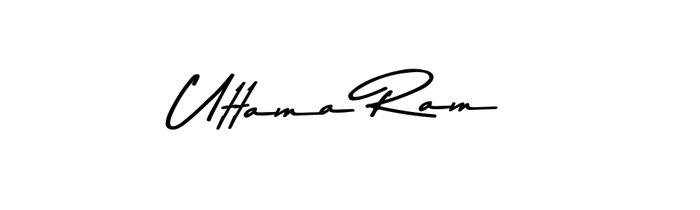 Design your own signature with our free online signature maker. With this signature software, you can create a handwritten (Asem Kandis PERSONAL USE) signature for name Uttama Ram. Uttama Ram signature style 9 images and pictures png