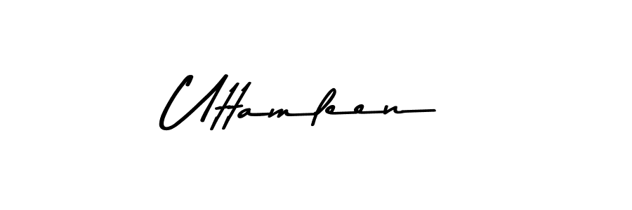 Uttamleen stylish signature style. Best Handwritten Sign (Asem Kandis PERSONAL USE) for my name. Handwritten Signature Collection Ideas for my name Uttamleen. Uttamleen signature style 9 images and pictures png