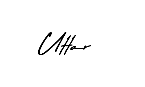 This is the best signature style for the Uttar name. Also you like these signature font (Asem Kandis PERSONAL USE). Mix name signature. Uttar signature style 9 images and pictures png