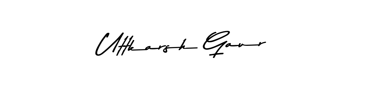 Check out images of Autograph of Uttkarsh Gaur name. Actor Uttkarsh Gaur Signature Style. Asem Kandis PERSONAL USE is a professional sign style online. Uttkarsh Gaur signature style 9 images and pictures png