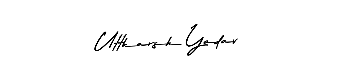How to make Uttkarsh Yadav signature? Asem Kandis PERSONAL USE is a professional autograph style. Create handwritten signature for Uttkarsh Yadav name. Uttkarsh Yadav signature style 9 images and pictures png