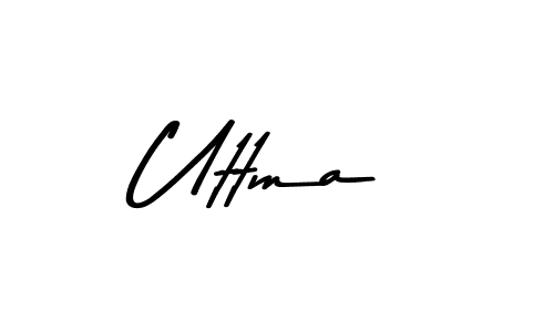 You should practise on your own different ways (Asem Kandis PERSONAL USE) to write your name (Uttma) in signature. don't let someone else do it for you. Uttma signature style 9 images and pictures png