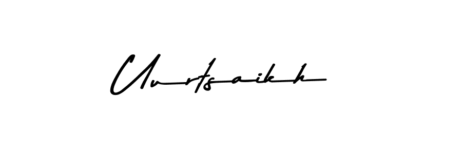 The best way (Asem Kandis PERSONAL USE) to make a short signature is to pick only two or three words in your name. The name Uurtsaikh include a total of six letters. For converting this name. Uurtsaikh signature style 9 images and pictures png