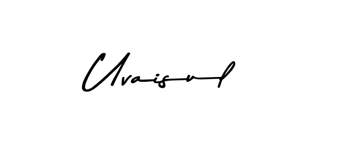 You should practise on your own different ways (Asem Kandis PERSONAL USE) to write your name (Uvaisul) in signature. don't let someone else do it for you. Uvaisul signature style 9 images and pictures png