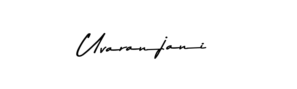 Asem Kandis PERSONAL USE is a professional signature style that is perfect for those who want to add a touch of class to their signature. It is also a great choice for those who want to make their signature more unique. Get Uvaranjani name to fancy signature for free. Uvaranjani signature style 9 images and pictures png