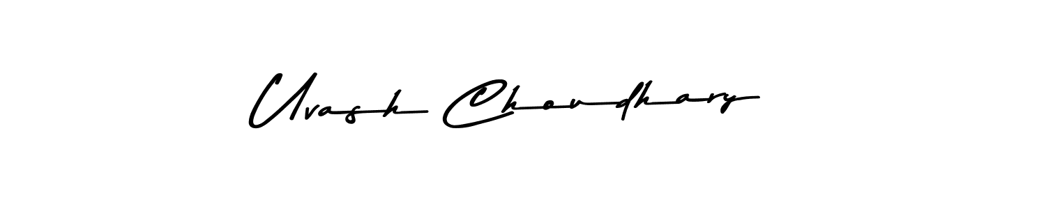 You can use this online signature creator to create a handwritten signature for the name Uvash Choudhary. This is the best online autograph maker. Uvash Choudhary signature style 9 images and pictures png