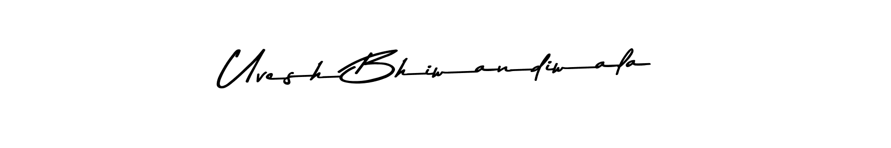 if you are searching for the best signature style for your name Uvesh Bhiwandiwala. so please give up your signature search. here we have designed multiple signature styles  using Asem Kandis PERSONAL USE. Uvesh Bhiwandiwala signature style 9 images and pictures png