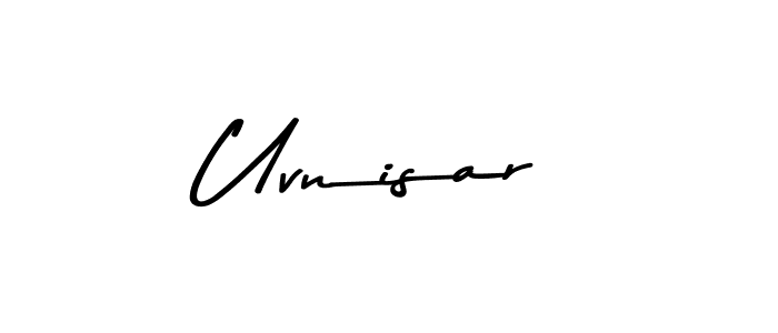 Uvnisar stylish signature style. Best Handwritten Sign (Asem Kandis PERSONAL USE) for my name. Handwritten Signature Collection Ideas for my name Uvnisar. Uvnisar signature style 9 images and pictures png