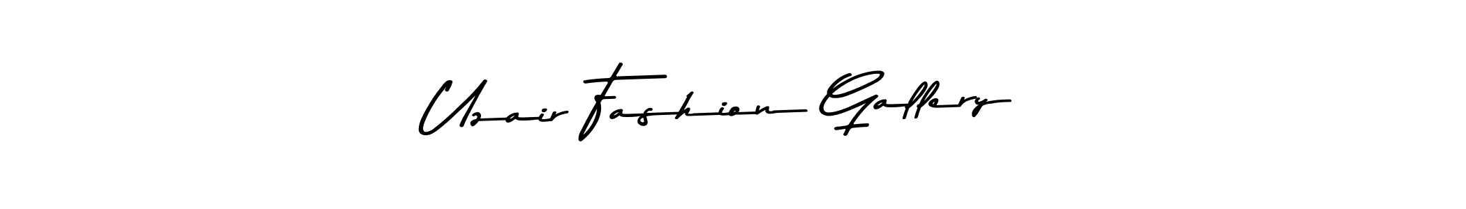 Design your own signature with our free online signature maker. With this signature software, you can create a handwritten (Asem Kandis PERSONAL USE) signature for name Uzair Fashion Gallery. Uzair Fashion Gallery signature style 9 images and pictures png