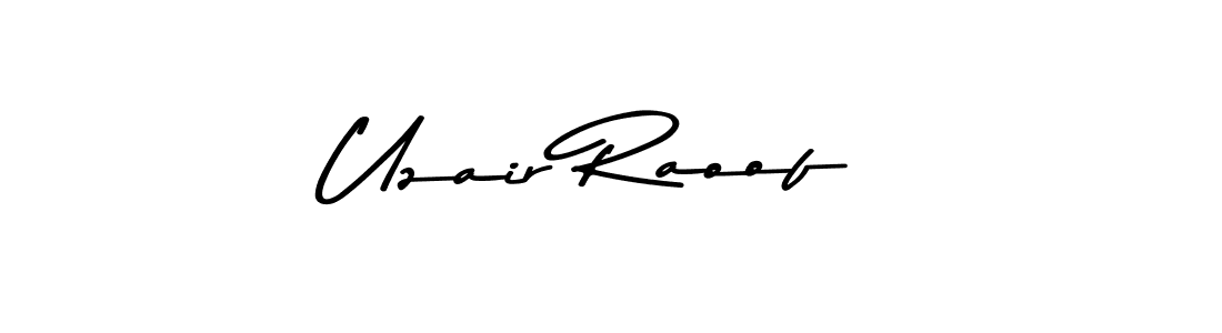 Make a beautiful signature design for name Uzair Raoof. Use this online signature maker to create a handwritten signature for free. Uzair Raoof signature style 9 images and pictures png