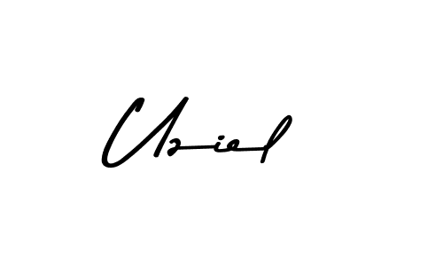 Use a signature maker to create a handwritten signature online. With this signature software, you can design (Asem Kandis PERSONAL USE) your own signature for name Uziel. Uziel signature style 9 images and pictures png