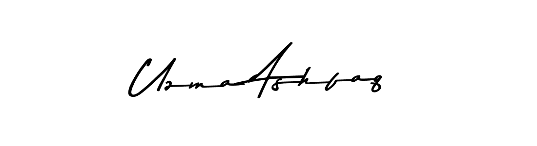Make a beautiful signature design for name Uzma Ashfaq. With this signature (Asem Kandis PERSONAL USE) style, you can create a handwritten signature for free. Uzma Ashfaq signature style 9 images and pictures png