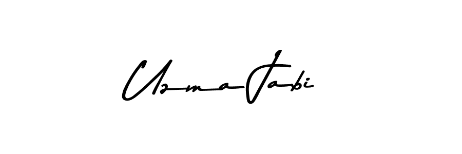 Make a short Uzma Jabi signature style. Manage your documents anywhere anytime using Asem Kandis PERSONAL USE. Create and add eSignatures, submit forms, share and send files easily. Uzma Jabi signature style 9 images and pictures png