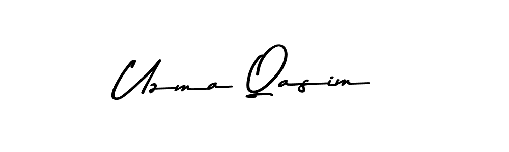 You can use this online signature creator to create a handwritten signature for the name Uzma Qasim. This is the best online autograph maker. Uzma Qasim signature style 9 images and pictures png