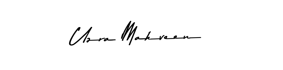 Asem Kandis PERSONAL USE is a professional signature style that is perfect for those who want to add a touch of class to their signature. It is also a great choice for those who want to make their signature more unique. Get Uzra Mahveen name to fancy signature for free. Uzra Mahveen signature style 9 images and pictures png