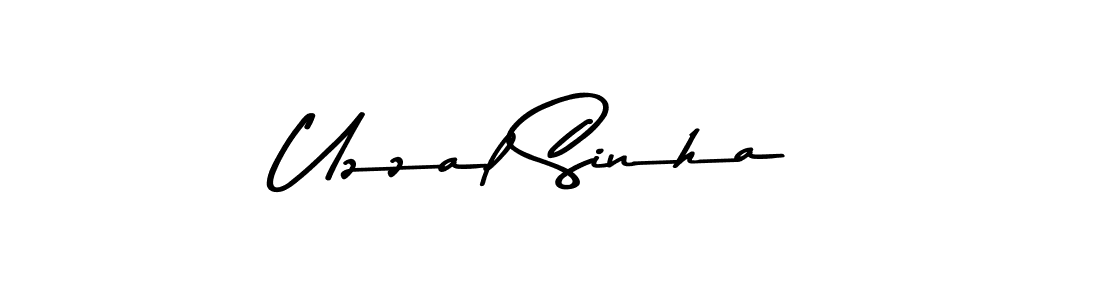 How to make Uzzal Sinha signature? Asem Kandis PERSONAL USE is a professional autograph style. Create handwritten signature for Uzzal Sinha name. Uzzal Sinha signature style 9 images and pictures png