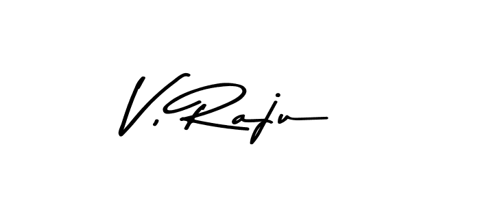 Make a beautiful signature design for name V, Raju. Use this online signature maker to create a handwritten signature for free. V, Raju signature style 9 images and pictures png