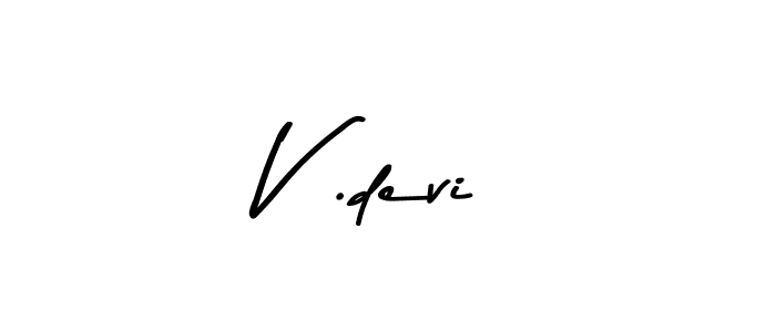 Use a signature maker to create a handwritten signature online. With this signature software, you can design (Asem Kandis PERSONAL USE) your own signature for name V .devi. V .devi signature style 9 images and pictures png