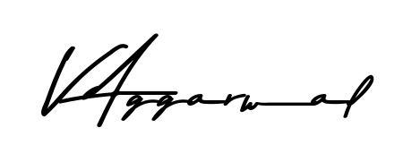 Use a signature maker to create a handwritten signature online. With this signature software, you can design (Asem Kandis PERSONAL USE) your own signature for name V Aggarwal. V Aggarwal signature style 9 images and pictures png
