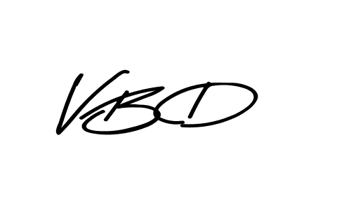 Also we have V B D name is the best signature style. Create professional handwritten signature collection using Asem Kandis PERSONAL USE autograph style. V B D signature style 9 images and pictures png