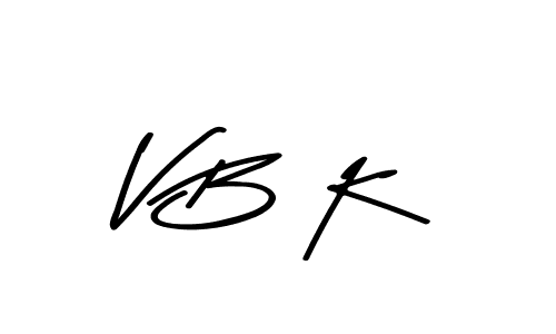 Use a signature maker to create a handwritten signature online. With this signature software, you can design (Asem Kandis PERSONAL USE) your own signature for name V B K. V B K signature style 9 images and pictures png
