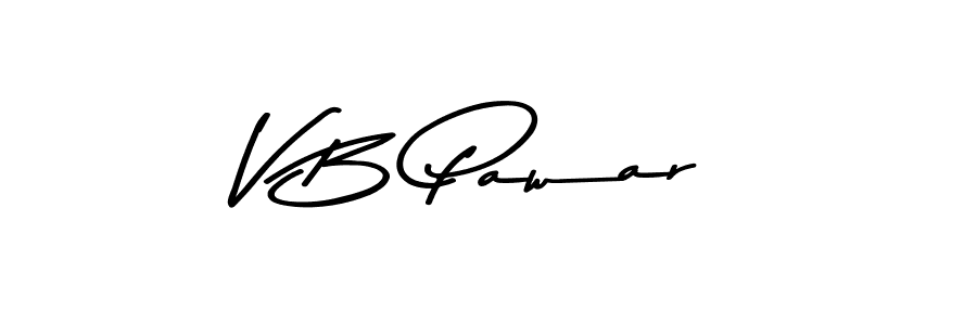 V B Pawar stylish signature style. Best Handwritten Sign (Asem Kandis PERSONAL USE) for my name. Handwritten Signature Collection Ideas for my name V B Pawar. V B Pawar signature style 9 images and pictures png