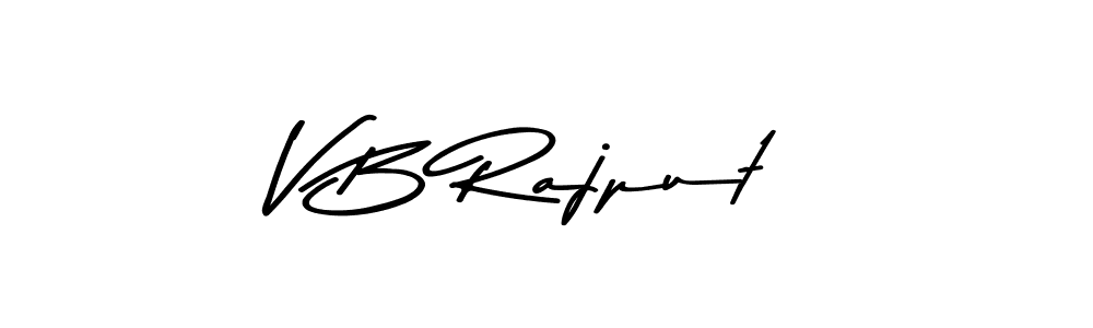 Design your own signature with our free online signature maker. With this signature software, you can create a handwritten (Asem Kandis PERSONAL USE) signature for name V B Rajput. V B Rajput signature style 9 images and pictures png